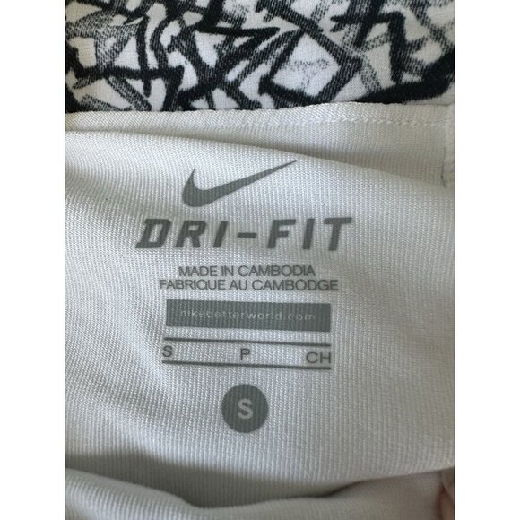 NIKE Dri-FIT Women's Black & White Printed Stretch Skirt Size Small - Picture 4 of 6